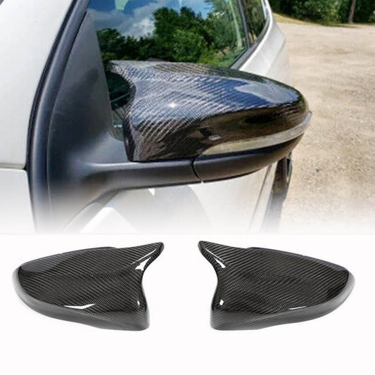 Fits for Volkswagen VW Golf 6 MK6 GTI R/R20 Carbon Fiber Replacement Side Rearview Mirror Cover Caps 2pcs